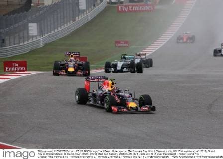 Motorsports: FIA Formula One World Championship WM Weltmeisterschaft 2015, Grand Prix of United States, 26 Daniil Kvyat (RUS, Infiniti Red Bull Racing), xHOCHxZWEIx