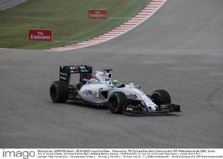 Motorsports: FIA Formula One World Championship WM Weltmeisterschaft 2015, Grand Prix of United States, 19 Felipe Massa (BRA, Williams Martini Racing), xHOCHxZWEIx