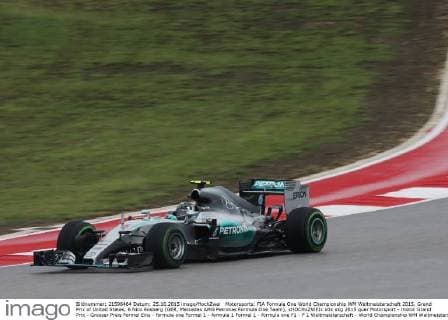 Motorsports: FIA Formula One World Championship WM Weltmeisterschaft 2015, Grand Prix of United States, 6 Nico Rosberg (GER, Mercedes AMG Petronas Formula One Team), xHOCHxZWEIx