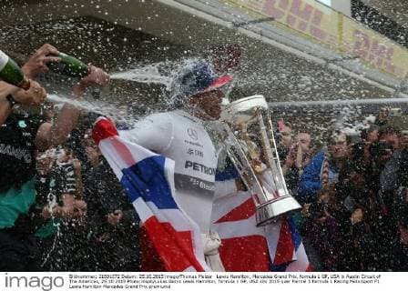 Lewis Hamilton; Mercedes Grand Prix, formula 1 GP, USA in Austin Circuit of The Americas, 25.10.2015 Photo:mspb Lukas Gorys Lewis Hamilton; formula 1 GP, USA