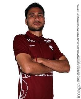 Fußball, Ligue 2, Porträttermin FC Metz Jose Luis Palomino FOOTBALL : Presentation - FC Metz - - 27 10 2015 Panoramic Panoramic 