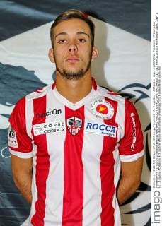 26- Hugo Aine - AC Ajaccio - Ligue 2 2015 2016 - Frankreich - Präsentation - Porträttermin - 27 10 2015 GerardPierlovisi Panoramic 