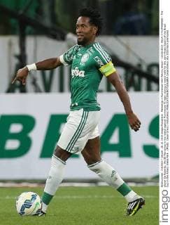 Palmeiras x Fluminense SAO PAULO, Brazil - 10 28 2015: PALM X FLUMINENSE - The player Ze Roberto, the SE Palmeiras in the match against Fluminense FC team during a match valid for the semi-finals (back) of the Brazil Cup in the Allianz Arena Park . (Photo: Cesar Greco FotoArena)  CesarxGreco