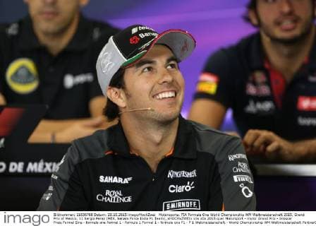 Motorsports: FIA Formula One World Championship WM Weltmeisterschaft 2015, Grand Prix of Mexico, 11 Sergio Perez (MEX, Sahara Force India F1 Team), xHOCHxZWEIx