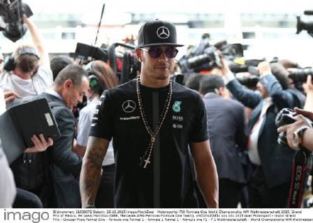 Motorsports: FIA Formula One World Championship WM Weltmeisterschaft 2015, Grand Prix of Mexico, 44 Lewis Hamilton (GBR, Mercedes AMG Petronas Formula One Team), xHOCHxZWEIx