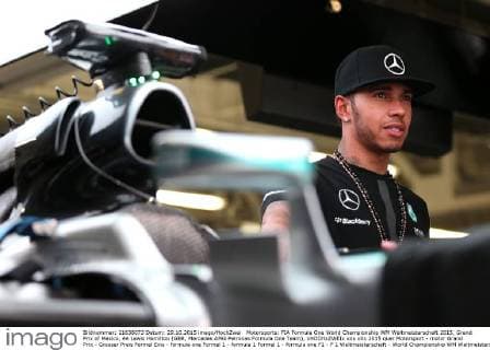 Motorsports: FIA Formula One World Championship WM Weltmeisterschaft 2015, Grand Prix of Mexico, 44 Lewis Hamilton (GBR, Mercedes AMG Petronas Formula One Team), xHOCHxZWEIx