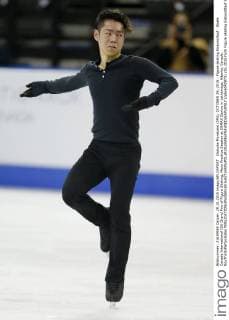 Daisuke Murakami (JPN), OCTOBER 29, 2015 : Figure skating Eiskunstlauf : Skate Canada International ISU Grand Prix of Figure Skating, Mens Practice Session at ENMAX Centre in Lethbridge, Alberta, Canada. NoxThirdxPartyxSales  (qdwa042973)