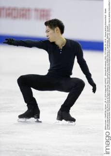 Daisuke Murakami (JPN), OCTOBER 29, 2015 : Figure skating Eiskunstlauf : Skate Canada International ISU Grand Prix of Figure Skating, Mens Practice Session at ENMAX Centre in Lethbridge, Alberta, Canada. NoxThirdxPartyxSales  (qdwa043001)