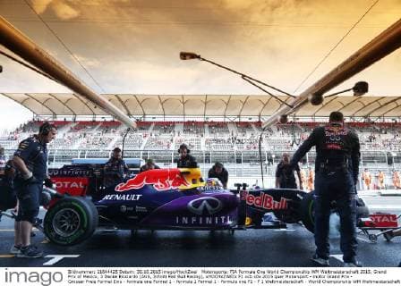 Motorsports: FIA Formula One World Championship WM Weltmeisterschaft 2015, Grand Prix of Mexico, 3 Daniel Ricciardo (AUS, Infiniti Red Bull Racing), xHOCHxZWEIx
