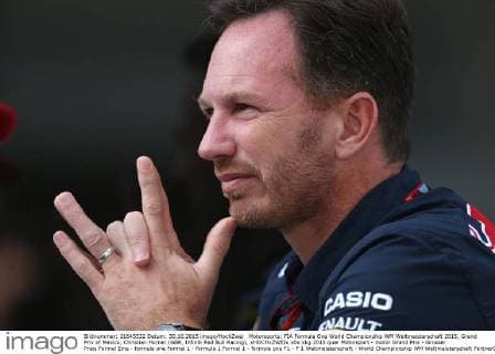 Motorsports: FIA Formula One World Championship WM Weltmeisterschaft 2015, Grand Prix of Mexico, Christian Horner (GBR, Infiniti Red Bull Racing), xHOCHxZWEIx