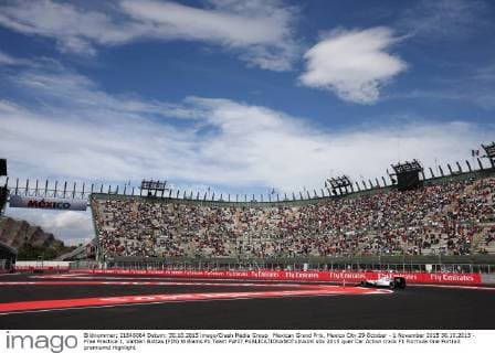 Mexican Grand Prix, Mexico City 29 October - 1 November 2015 30.10.2015 - Free Practice 1, Valtteri Bottas (FIN) Williams F1 Team FW37 