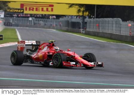Mexican Grand Prix, Mexico City 29 October - 1 November 2015 30.10.2015 - Free Practice 1, Kimi Raikkonen (FIN) Scuderia Ferrari SF15-T 