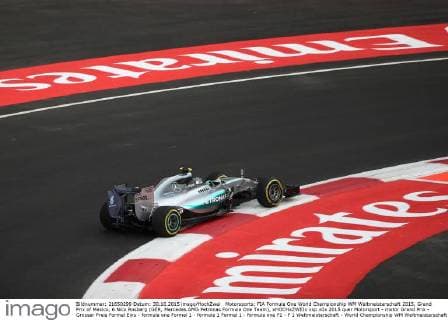 Motorsports: FIA Formula One World Championship WM Weltmeisterschaft 2015, Grand Prix of Mexico, 6 Nico Rosberg (GER, Mercedes AMG Petronas Formula One Team), xHOCHxZWEIx