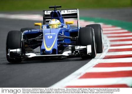 Marcus Ericsson (SWE) Sauber C34 at Formula One World Championship WM Weltmeisterschaft Rd17, Mexican Grand Prix, Practice, Circuit Hermanos Rodriguez, Mexico City, Mexico,  Copyright: PatrikxLundin BB151101BB001