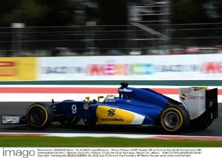 Marcus Ericsson (SWE) Sauber C34 at Formula One World Championship WM Weltmeisterschaft Rd17, Mexican Grand Prix, Practice, Circuit Hermanos Rodriguez, Mexico City, Mexico,  Copyright: PatrikxLundin BB151101BB004