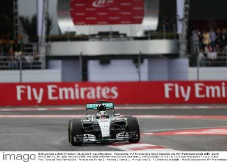 Motorsports: FIA Formula One World Championship WM Weltmeisterschaft 2015, Grand Prix of Mexico, 44 Lewis Hamilton (GBR, Mercedes AMG Petronas Formula One Team), xHOCHxZWEIx