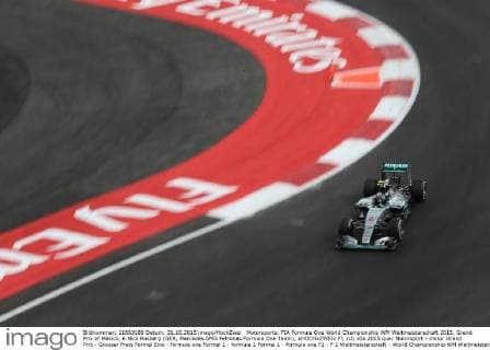 Motorsports: FIA Formula One World Championship WM Weltmeisterschaft 2015, Grand Prix of Mexico, 6 Nico Rosberg (GER, Mercedes AMG Petronas Formula One Team), xHOCHxZWEIx