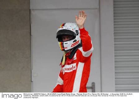 Mexican Grand Prix, Mexico City 29 October - 1 November 2015 31.10.2015- Qualifying, Sebastian Vettel (GER) Scuderia Ferrari SF15-T 