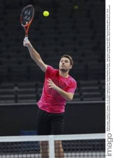 Wawrinka training at the BNP Paribas Masters Bercy 2015, Paris 