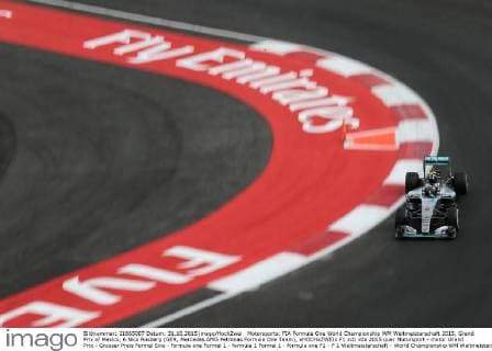 Motorsports: FIA Formula One World Championship WM Weltmeisterschaft 2015, Grand Prix of Mexico, 6 Nico Rosberg (GER, Mercedes AMG Petronas Formula One Team), xHOCHxZWEIx