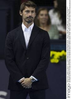 Valencia, ESPANA - OCTUBRE 2015: Juan Carlos Ferrero en el partido entre Roberto Bautista y Joao Sousa, en el que gano la final Joao Sousa en el Valencia Open, 250 ATP Tennis Herren world tour el 27 de Octubre de 2015 en la ciudad de las artes y las ciencias de Valencia, Valencia, Espana. (Photo: Pitarch Castello Cordon Press) 