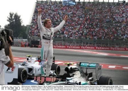 Motorsports: FIA Formula One World Championship WM Weltmeisterschaft 2015, Grand Prix of Mexico, 6 Nico Rosberg (GER, Mercedes AMG Petronas Formula One Team), xHOCHxZWEIx