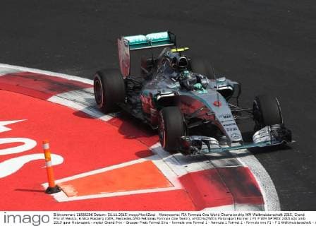 Motorsports: FIA Formula One World Championship WM Weltmeisterschaft 2015, Grand Prix of Mexico, 6 Nico Rosberg (GER, Mercedes AMG Petronas Formula One Team), xHOCHxZWEIx