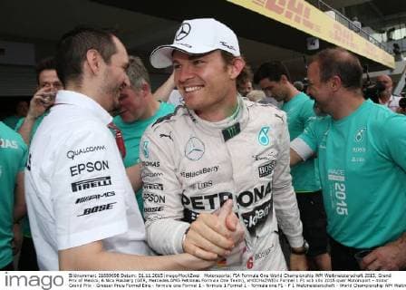 Motorsports: FIA Formula One World Championship WM Weltmeisterschaft 2015, Grand Prix of Mexico, 6 Nico Rosberg (GER, Mercedes AMG Petronas Formula One Team), xHOCHxZWEIx