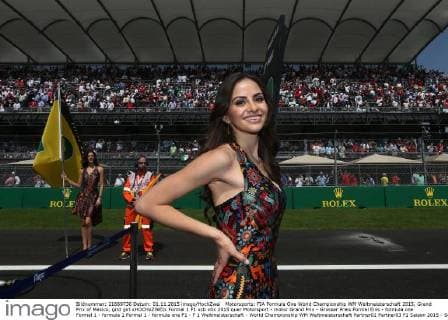 Motorsports: FIA Formula One World Championship WM Weltmeisterschaft 2015, Grand Prix of Mexico, grid girl xHOCHxZWEIx