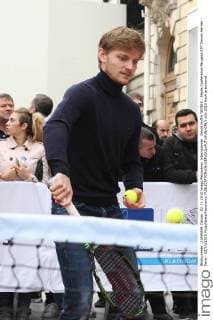 David Goffin TENNIS : Media Conference Peugeot ATP Tennis Herren - Paris - 02 11 2015 PhotoNews Panoramic 