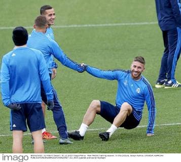 Real Madrid training session. In this picture, Sergio Ramos. xJOSExA.xGARCIAx 