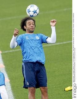 Real Madrid training session. In this picture, Marcelo. xJOSExA.xGARCIAx 