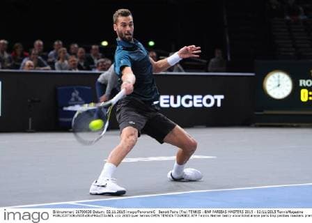 Benoit Paire (Fra) TENNIS : BNP PARIBAS MASTERS 2015 - 02 11 2015 TennisMagazine 