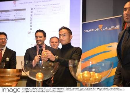 Fußball, Frankreich, Coupe de la Ligue, Auslosung Achtelfinale Florent Amodio - Fussball Frankreich, Auslosung Coupe de la Ligue, Achtelfinale - 03 11 2015 AnthonyBIBARD FEP Panoramic 