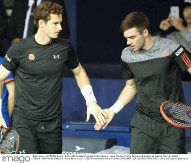Andy Murray et Colin Fleming participent au premier tour du double TENNIS : BNP Paribas Masters - Paris Bercy - 03 11 2015 PhotoNews Panoramic 