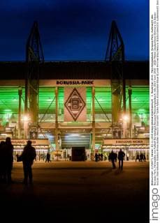 3. November 2015: Mönchengladbach, Borussia-Park: Außensicht des Borussia Park, Heimstätte von Fußball Bundesligist Borussia Mönchengladbach.