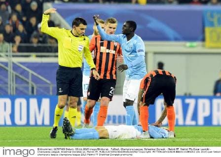 Fußball, Champions League, Schachtar Donezk - Malmö FF Malmö FFs Oscar Lewicki - Champions League, Shakhtar Donetsk vs. Malmö FF.  Copyright: PETTERxARVIDSON BB151103PA052