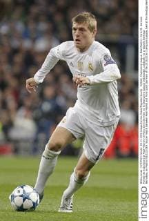 Fußball, Champions League, Real Madrid - Paris St. Germain Partido de futbol entre el Real Madrid y el Paris Saint Germain de la Champions League 2015 2016, celebrado en el estadio Santiago Bernabeu, en Madrid 03 11 2015. Soccer match between Real Madrid and Paris Saint Germain of the 2015 2016 Champions League, held at the Santiago Bernabeu stadium, in Madrid 11 03 2015. Kroos 