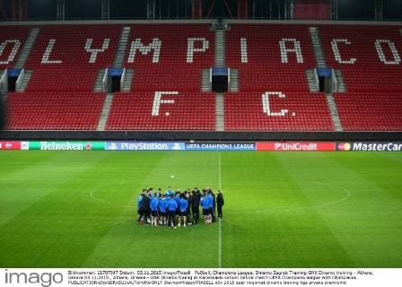 Fußball, Champions League, Dinamo Zagreb Training GNK Dinamo training - Athens, Greece 03.11.2015., Athens, Greece - GNK Dinamo trainig at Karaiskakis satium before match UEFA Champions league with Olympiacos.  SlavkoxMidzor PIXSELL