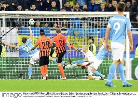 Fußball, Champions League, Schachtar Donezk - Malmö FF Shakhtar Donetsks Olexandr Gladkiy - Champions League, Shakhtar Donetsk vs. Malmö FF.  Copyright: PETTERxARVIDSON BB151103PA065