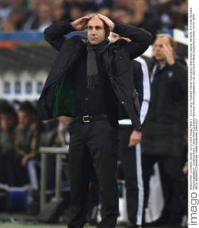 03.11.2015, Fussball, Saison 2015 2016, Champions League, 2015 16, Vorrunde, Borussia Mönchengladbach - Juventus Turin, Trainer Andre Schubert (Borussia Moenchengladbach)