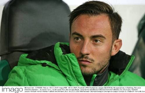 03.11.2015, Fussball UEFA Champions League 2015 2016, Gruppenphase, 4.Spieltag, Borussia Mönchengladbach - Juventus Turin, im Borussia-Park Mönchengladbach. Josip Drmic (Gladbach) 