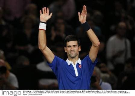 BNP Paribas Masters Bercy 2015, Novak Djokovic wins against Thomaz Belluci 