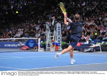 Richard Gasquet (fra) TENNIS : BNP PARIBAS MASTERS 2015 - 04 11 2015 TennisMagazine Panoramic 
