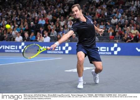 Richard Gasquet (fra) TENNIS : BNP PARIBAS MASTERS 2015 - 04 11 2015 TennisMagazine Panoramic 