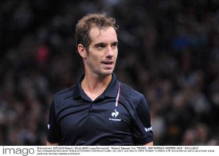 Richard Gasquet (fra) TENNIS : BNP PARIBAS MASTERS 2015 - 04 11 2015 TennisMagazine Panoramic 