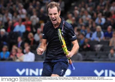 Richard Gasquet (fra) TENNIS : BNP PARIBAS MASTERS 2015 - 04 11 2015 TennisMagazine Panoramic 
