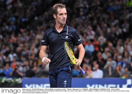 Richard Gasquet (fra) TENNIS : BNP PARIBAS MASTERS 2015 - 04 11 2015 TennisMagazine Panoramic 