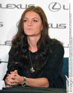 Agnieszka Radwanska attends a press conference PK Pressekonferenz on November 4, 2015 after winning her wins first WTA Tennis Damen Finals title in Singapore. Agnieszka Radwanska s press conference in Warsaw  - ZUMA032