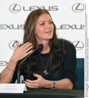 Agnieszka Radwanska attends a press conference PK Pressekonferenz on November 4, 2015 after winning her wins first WTA Tennis Damen Finals title in Singapore. Agnieszka Radwanska s press conference in Warsaw  - ZUMA036
